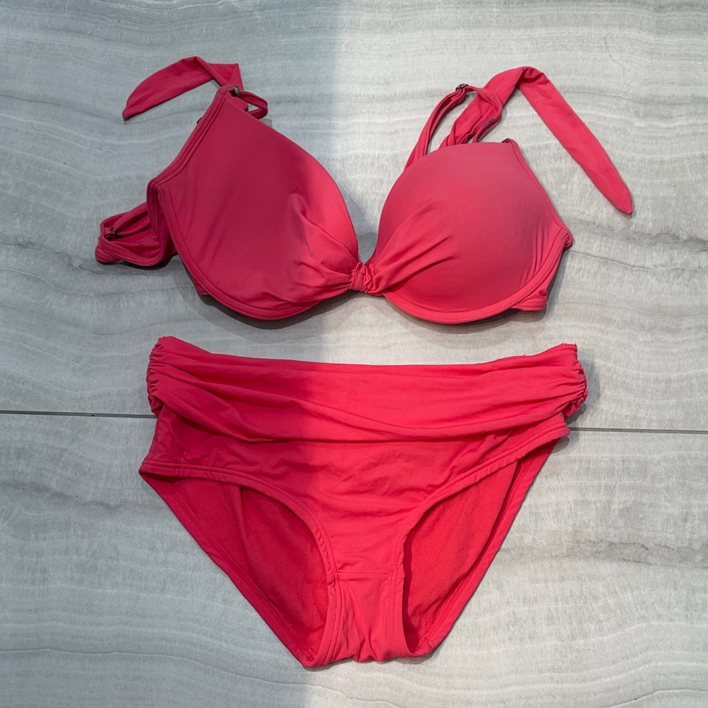 La Vie En Rose Vibrant Pink Bikini Set
